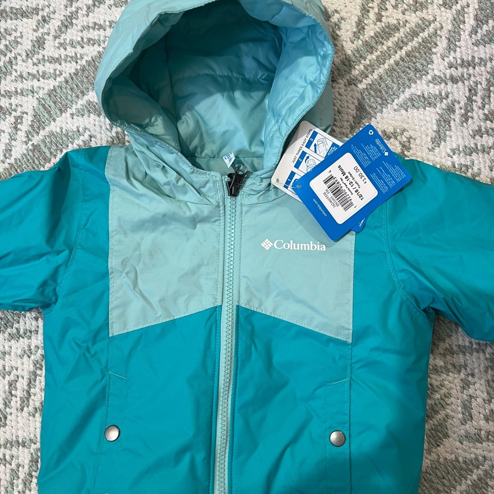 NWT Columbia coat 12-18 mos